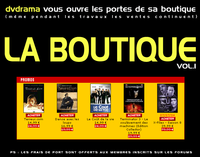 La boutique DVDRAMA