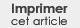 Imprimer cet article